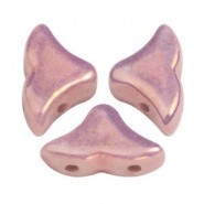 Les perles par Puca® Hélios Perlen Opaque mix violet/gold ceramic look 03000/14496